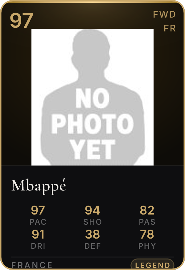 Mbappé — legend